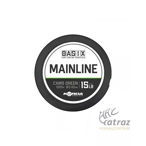 Korda Basix Main Line 15lb/0.40mm 1000m - Korda Filo Monofilo da Bojlis