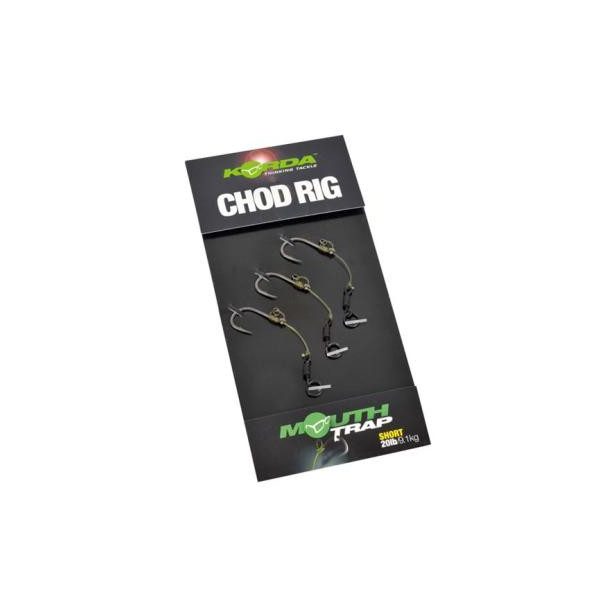 Korda Chod Rig Short Barbless Size 8 - terminale da carpa CHOD pre-legato