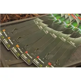   Korda N-Trap DF Rig Size 8 Wide Gape 15 lb - terminale per amo da carpa pre-legato