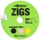 Korda Ready Zigs 6 (180cm) Barbless size 10 - terminale ZIG pre-legato per carpe