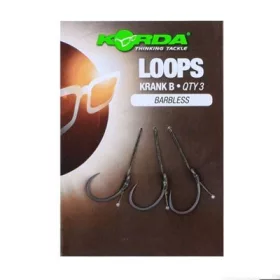   Korda Loop Rigs Taglia 8B DF Wide Gape 18lb - terminale pre-legato per carpa