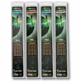   Korda N-Trap KD Rig Size 4 Kurv 20lb - terminale da carpfishing pre-legato