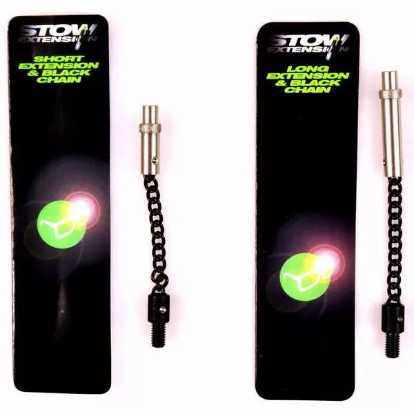 Korda Catena Nera in Acciaio Inox con Adattatore Lunga