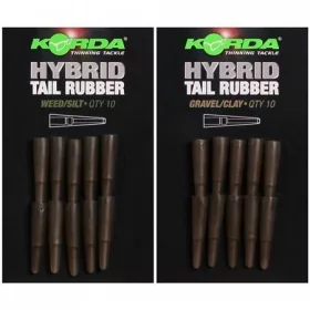   Korda Hybrid Tail Rubber Weed/Silt - cono in gomma per lead clip