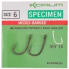 Korum Xpert Specimen - Micro-barbed (size 6) Amo da feeder