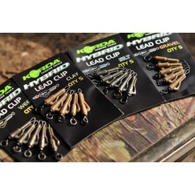 Korda Lead Clip Action Pack - Weed - set clip piombo