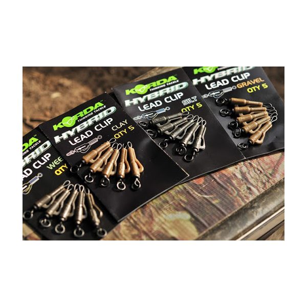 Korda Lead Clip Action Pack - Weed - set clip piombo