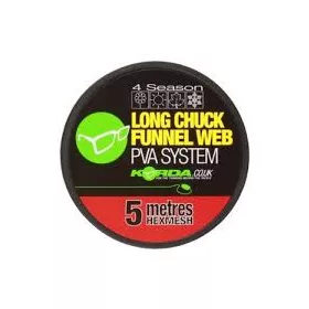 Korda Longchuck Funnel Web Hexmesh 5 m Refill - Ricarica PVA