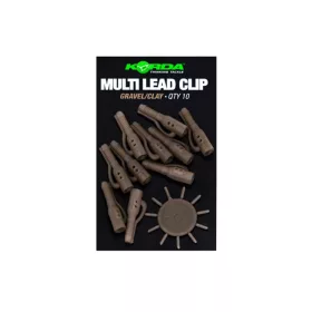  Korda Lead Clip Pin Gravel/Clay Multi Lead Clip Clip per Piombo 10 pz