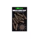 Korda Lead Clip Pin Gravel/Clay Multi Lead Clip Clip per Piombo 10 pz