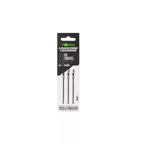   Korda Kable Leadcore Leader QC Swivel Weed Attrezzatura Boilie 50cm 3pz