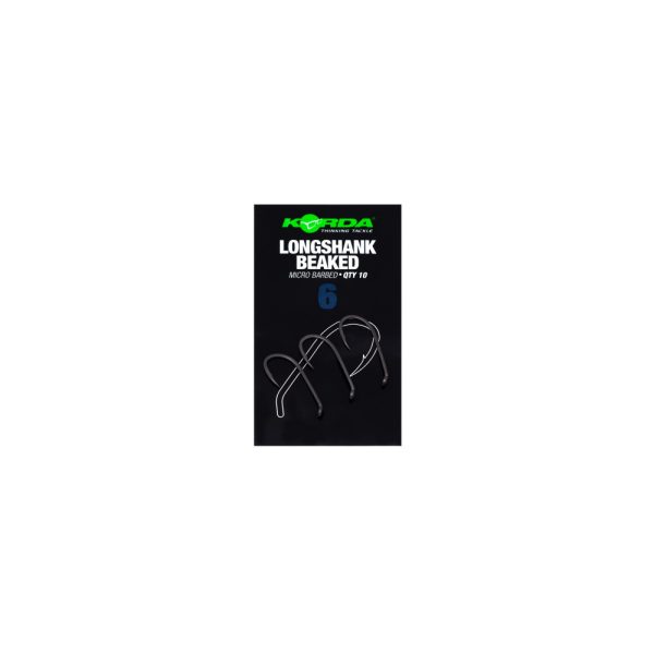 Korda Longshank Beaked 6 Amo da Boiles con occhiello e ardiglione 10 pz