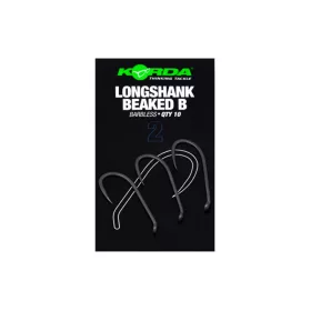   Korda Longshank Beaked 2 Anelli, Amo da Carpfishing Senza Ardiglione 10pz