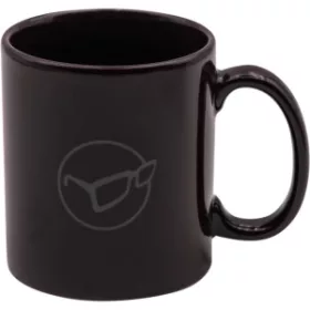   Korda - Mug Glasses Logo Black - tazza nera con logo occhiali