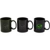 Korda - Mug Glasses Logo Black - tazza nera con logo occhiali