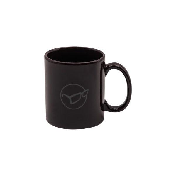 Korda - Mug Glasses Logo Burgundy - tazza color borgogna con logo occhiali