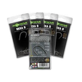   Korda Mixa B Hook 8 con occhiello, Amo da carpa senza ardiglione 10pz