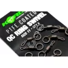 Korda PTFE QC Ring Swivel Size 11 Girella con sgancio rapido 8pz