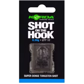 Korda Shot On The Hook Peso amo 0,30gr 10 pz