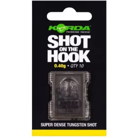 Korda Shot On The Hook Peso amo 0,40gr 10 pz