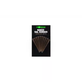   Korda Naked Tail Rubber Ghiaia/Argilla Manicotto in silicone 10 pz