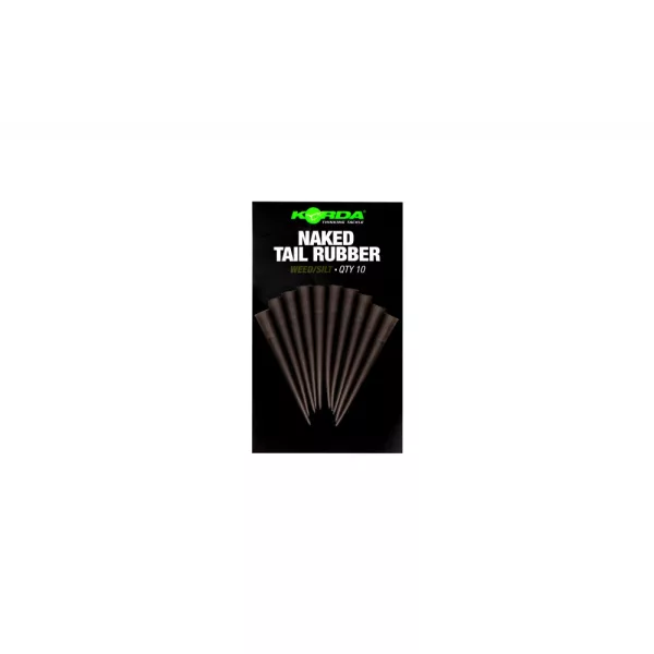 Korda Naked Tail Rubber Erba/Limo Manicotto in silicone 10 pz