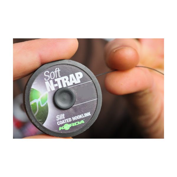 Korda N-Trap Semi Stiff 15lb Silt - lenza terminale da carpfishing