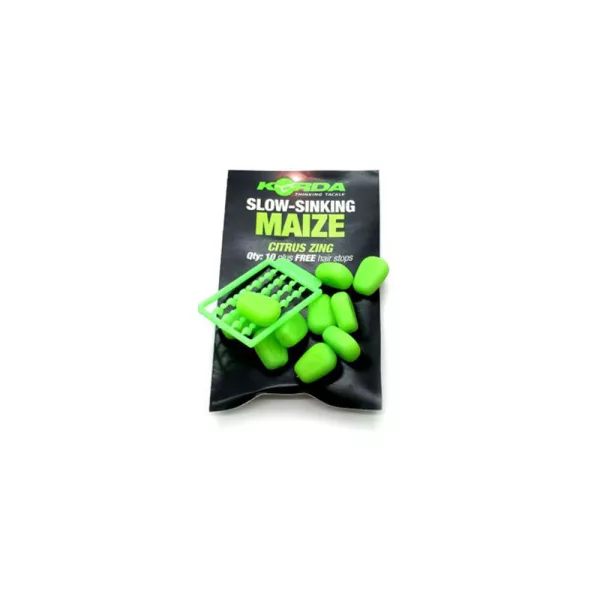 Korda Slow Sinking Citrus Zing Corn Green Mais di gomma