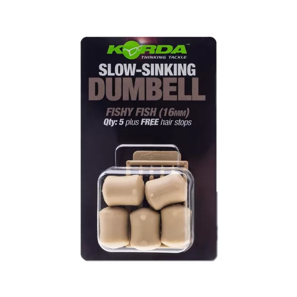 Korda Slow Sinking Dumbell Banoffee Imitazione di esca 12mm 8 pz