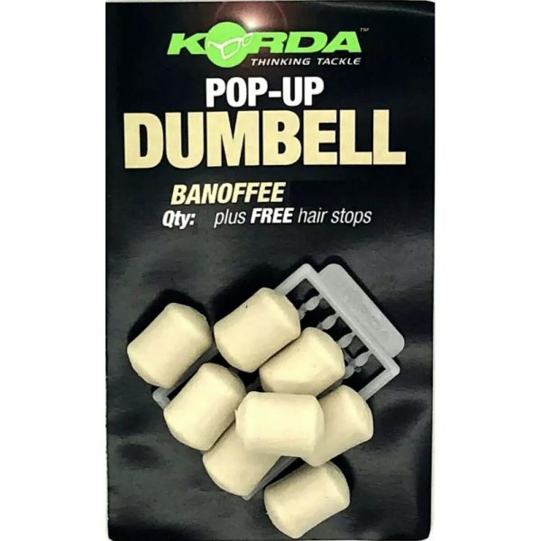 Korda Pop-up Dumbell Banoffee (8mm) - 10 pz - imitazione di esca