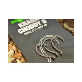   Korda Krank Chod Barbless 4 Occhielli, Amo Senza Ardiglione 10 pezzi