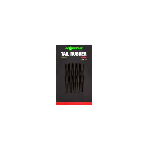 Korda Tail Rubber Nano Erba Manicotto in gomma 10 pz