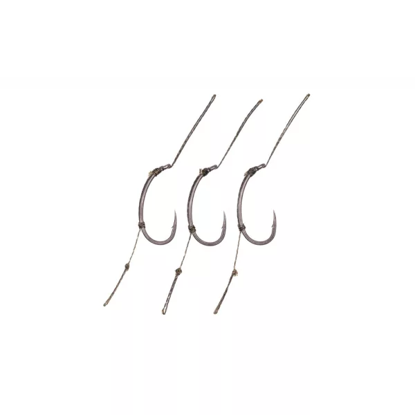 Korda Loop Rigs Klor 8 Amo pre-legato a occhiello, con ardiglione, trecciato 30lb 3pz