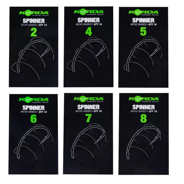 Korda Spinner 7 Amo da Boiles con occhiello e ardiglione 10 pz