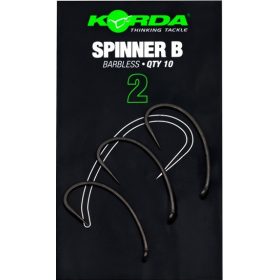   Korda Spinner B Hook 2 Amo con occhiello senza ardiglione per boilie 10pz
