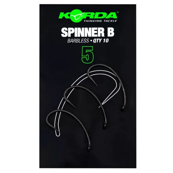 Korda Spinner B 5 Amo da Boiles con occhiello e ardiglione 10 pz