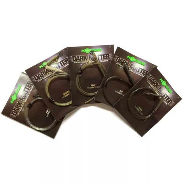 Korda Dark Matter Leaders Hybrid Lead Clip Silt Terminale da Boiles Pre-legato
