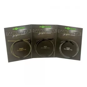   Korda Dark Matter Leader QC Swivel Weed Cavo da Carpa Pre-riggato 50cm