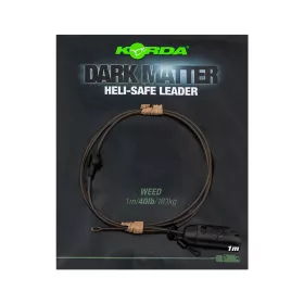   Korda Dark Matter Leader Heli Safe Weed 40lb Montatura Boile Pre-legata