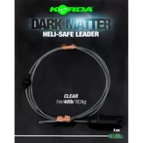   Korda - Dark Matter Leader Heli Safe Clear 40lb 1m terminale elicottero trasparente