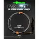 Korda - Dark Matter Leader 50 cm QC Hybrid Clip Clear terminale trasparente a sgancio rapido