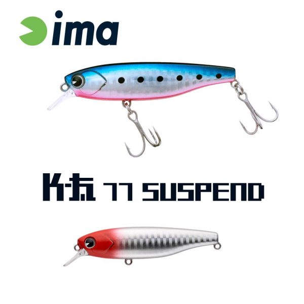 Ima K-Fat 77 Suspend 7,7cm 12gr 001 Red Head Wobbler