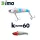 Ima Koume Vibration 60 6cm 11gr 101 Red Head Wobbler
