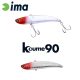 Ima Koume Vibration 90 9cm 20gr 101 Red Head Wobbler