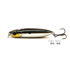   LUREFANS LAMDOU - Sinking 12g/60mm, 3-as Sexy Shad codice colore Wobbler