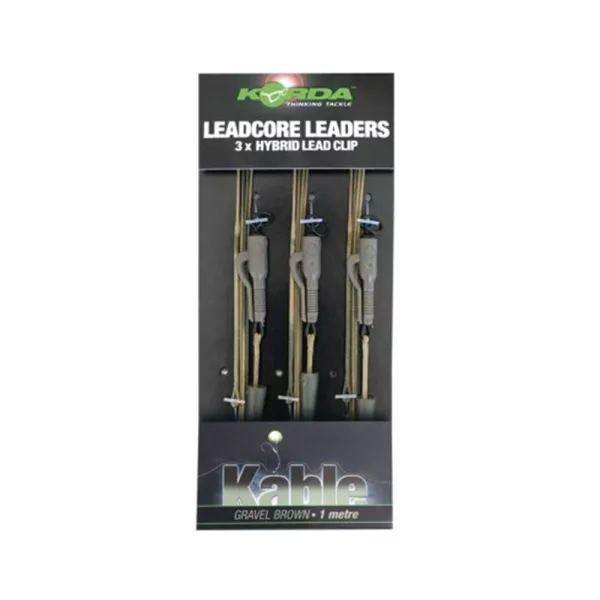 Korda Leadcore Hybrid Lead Clip Gravel Terminale per Boiles Pre-legato 3pz