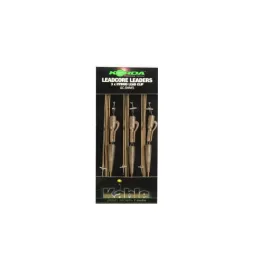   Korda Leadcore Leader Hybrid Lead Clip QC Swivel Gravel Terminale per Boiles Pre-legato