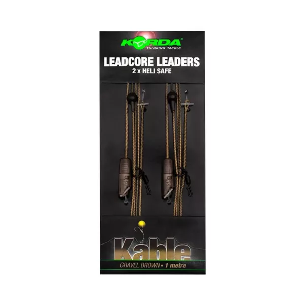 Korda Leadcore Heli Safe Gravel 1,00m Montatura Leadcore Pre-legata 2pz