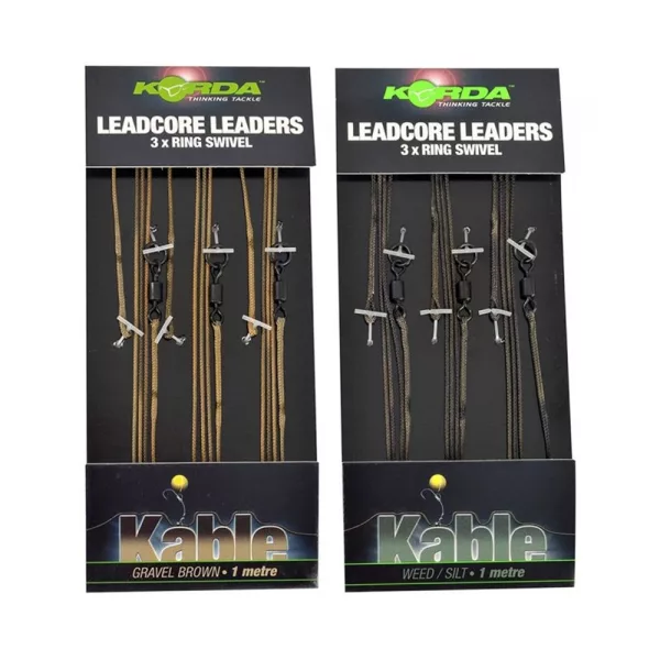 Korda Leadcore Ring Swivel Weed/Silt Terminale per Boiles Pre-legato 3pz