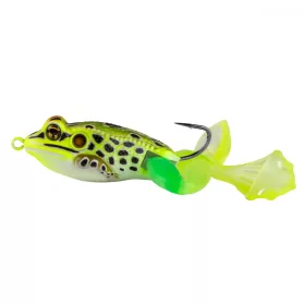   Livetarget L'Esclusiva Esca a Corsa di Rana Floro Green/Yellow 5cm 21gr Esca Artificiale a Rana